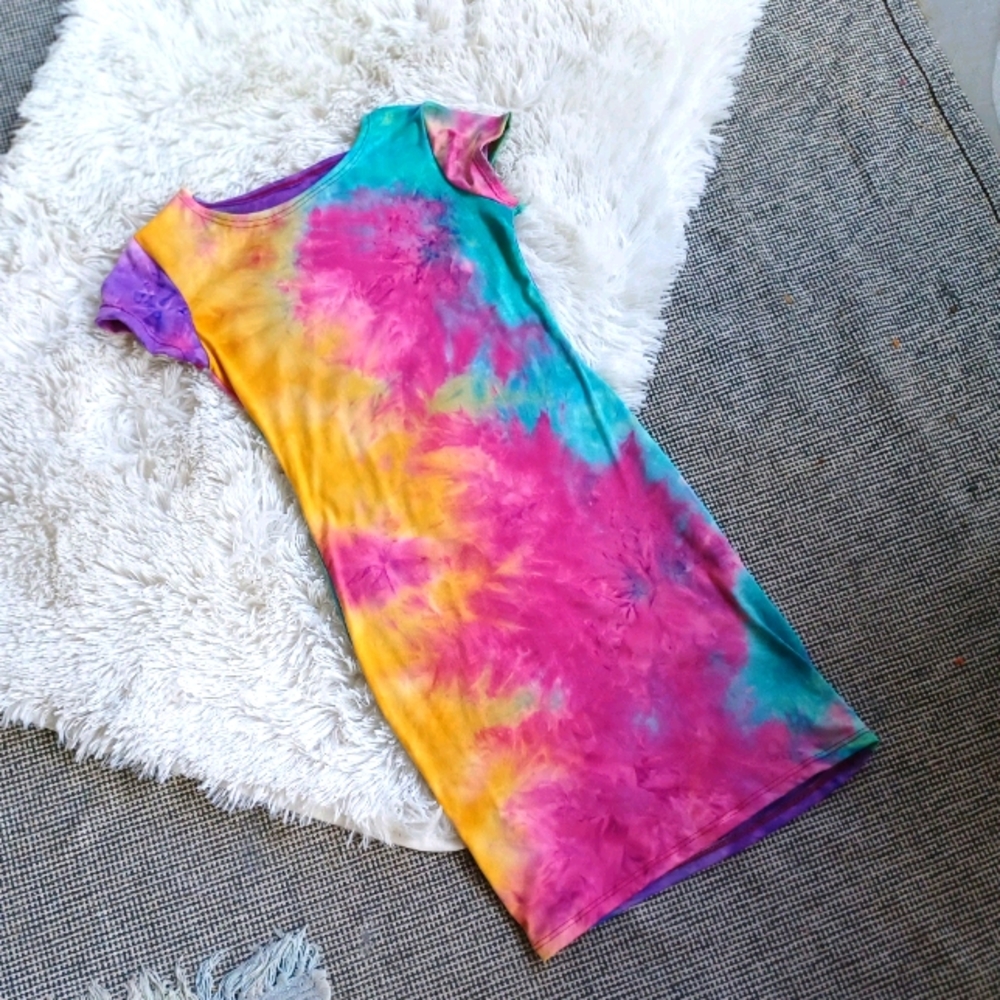 Tie Dye - t-shirt Dress
